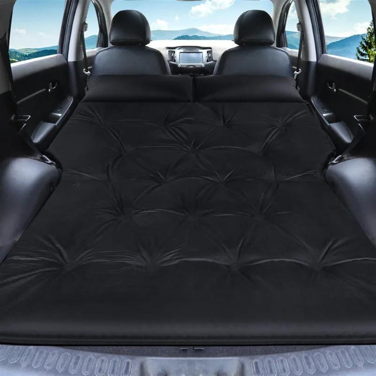Car Camping Air Beds Auto Multi-Function Inflatable Air Mattress SUV Special Air Mattress Car Bed Adult Sleeping Mattress Car Travel Bed(4)
