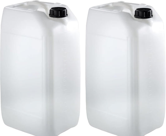 25L Litre Water Storage Container, Jerrican, Drum, Jerry Can x 2