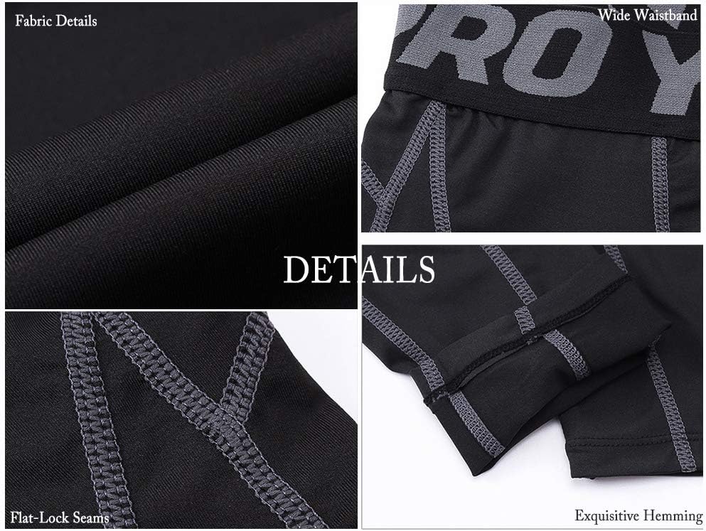 Thermal Underwear Mens, Long Johns for Men Thermal Underwear Set Long Sleeve Base Layer Compression Suit Winter Thermals Top & Bottom for Workout Skiing Running