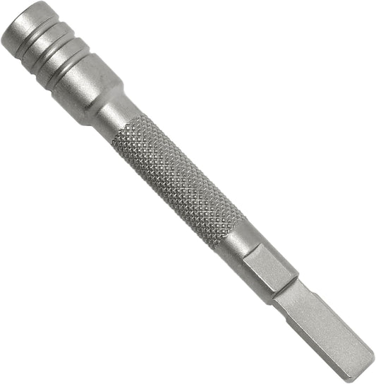 Leatherman Bit Driver Extender - 3.25 Extension for Leatherman Bits & Standard Hex Bits, Silver