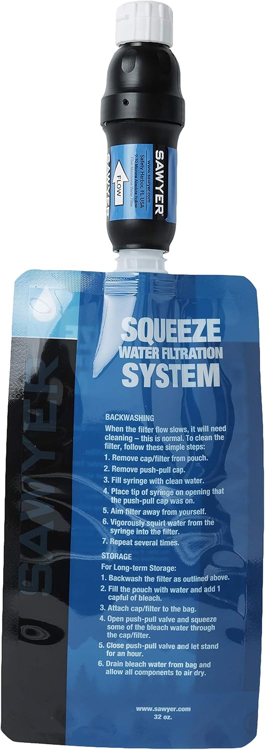 SAWYER PRODUCTS Squeeze Water Filtration System