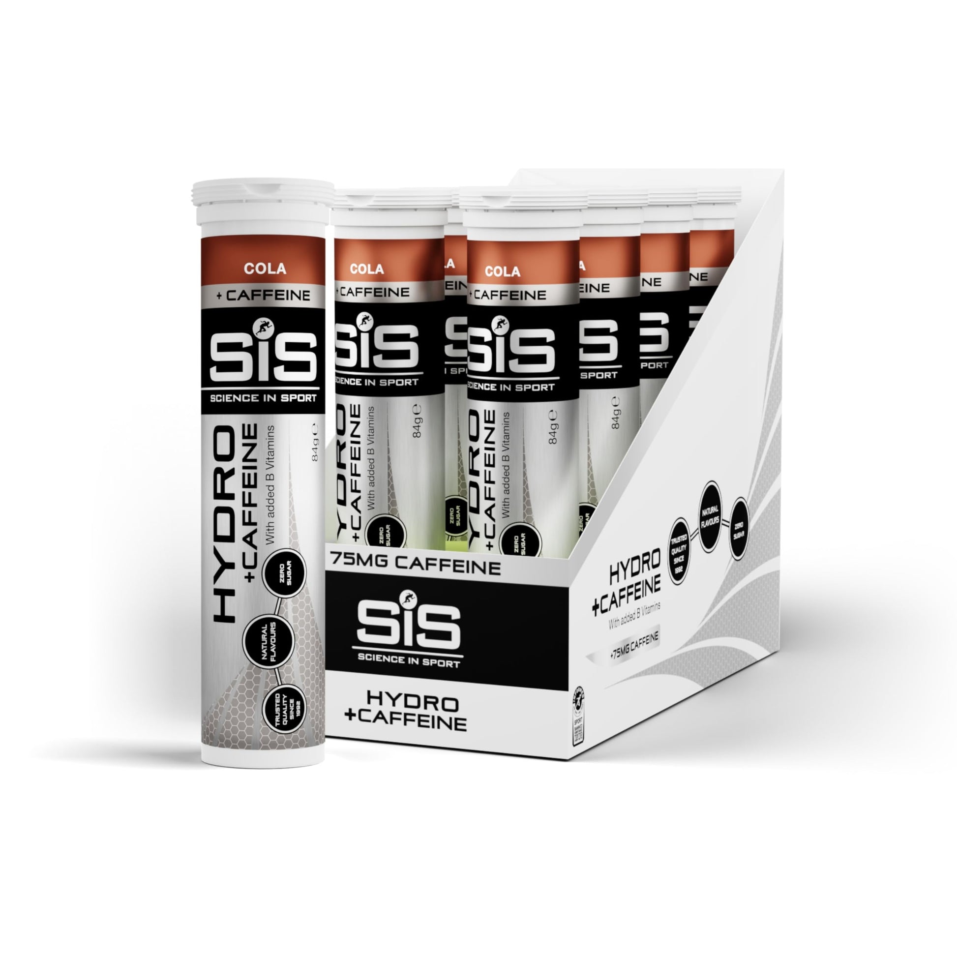 Science In Sport (SIS) Hydro Sugar-Free Electrolyte Hydration Tablets Lemon Flavour I Rehydration & Energy, Gluten-Free, 20 Effervescent Tablets
